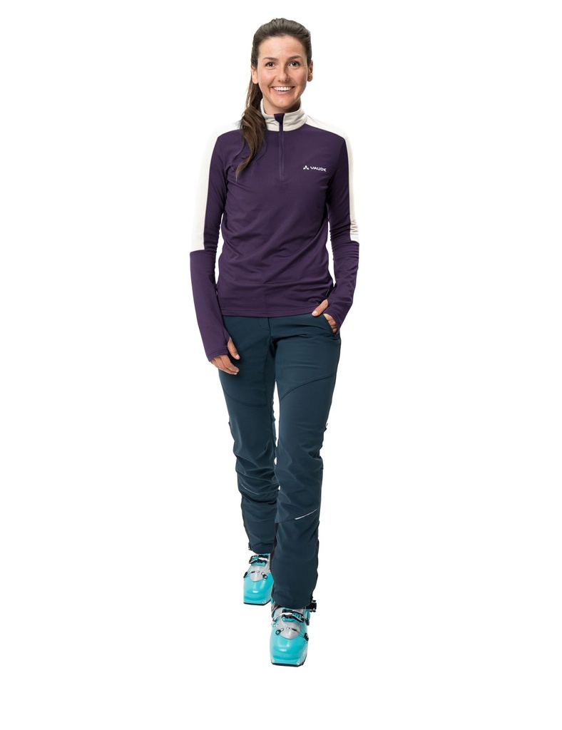 Women's Livigno Halfzip IIeggplant2